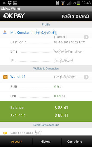 OKPAY Wallet