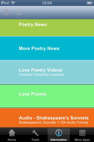 【免費書籍App】Old Love Poems-APP點子