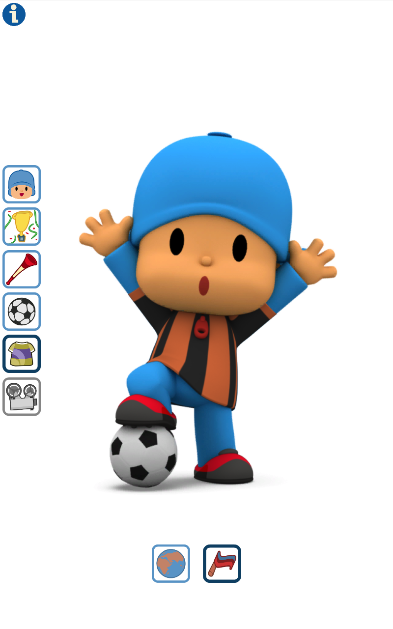 Talking Pocoyo Football Screen 2