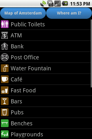Amsterdam Amenities Map Screen 2