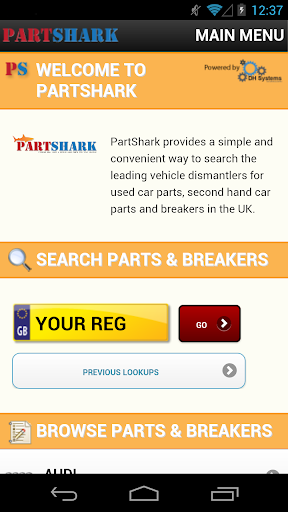 PartShark Car Parts Spares