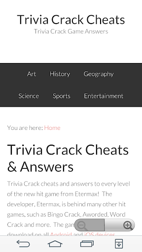 Trivia Answers