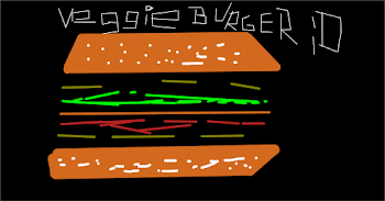Hamburger Drawing 2: Veggieburger