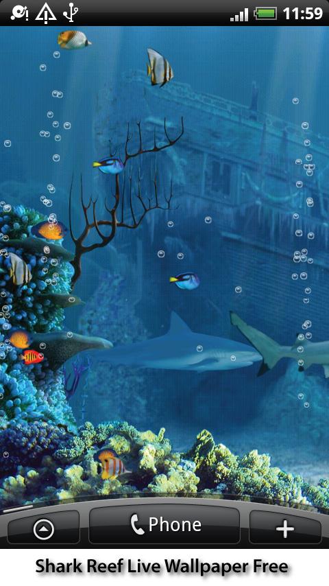Shark Reef Live Wallpaper Free - Android Apps on Google Play