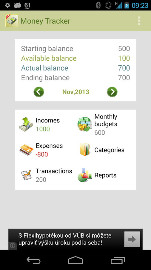 Money Tracker Free Android Apps on Google Play
