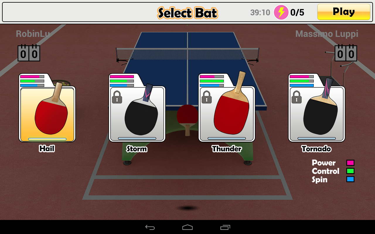 Virtual Table Tennis Google Play の Android アプリ