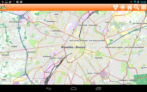 Brussels Offline mappa Map Screenshots 6
