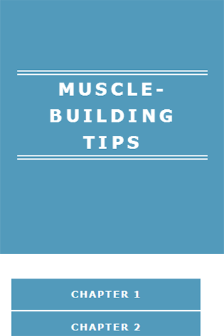 MUSCLE-BUILDING TIPS