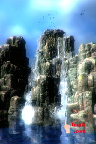 3D Waterfall Island LWP