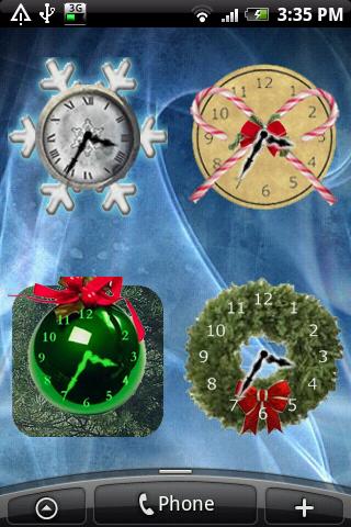 Android application Christmas Clock Countdown screenshort