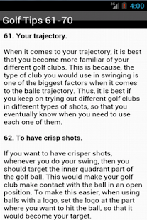 Lastest Golf Tips for Beginners APK