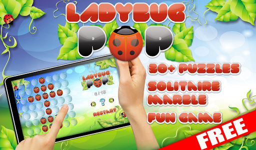 FREE Marble Solitaire LadyBug