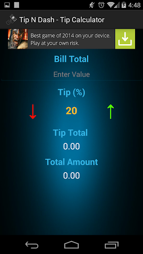 Tip N Dash - Tip Calculator