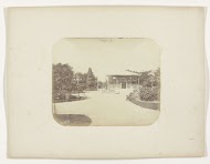 Een kiosk in het stadspark van Surabaya