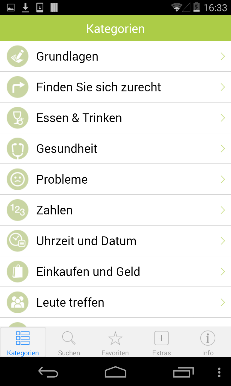 Android application Spanish Translation with Audio screenshort