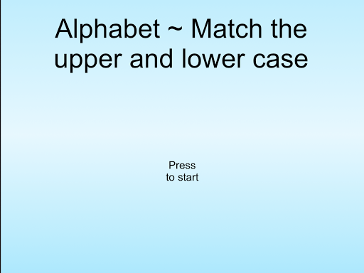 Alphabet Match Letters +