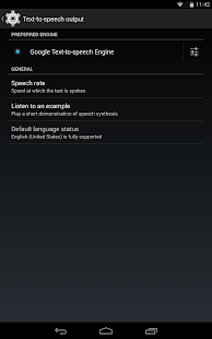 Google Text-to-Speech - screenshot thumbnail
