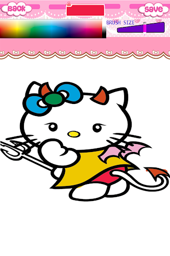 Kitty Books Coloring For Kids