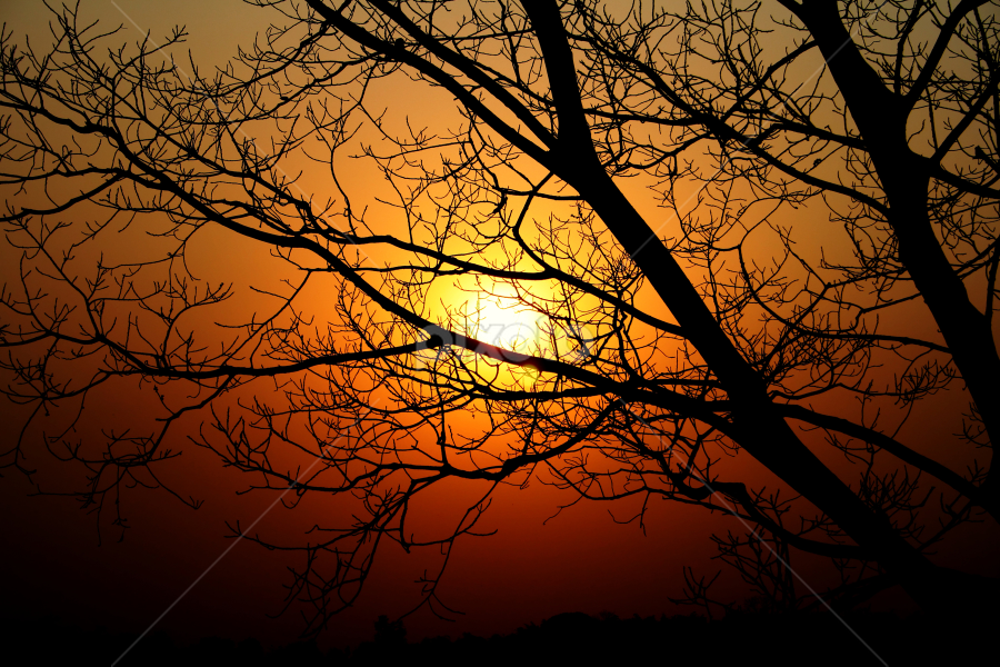 Dwindled Radiance by Pulastyya Phukan - Landscapes Sunsets & Sunrises