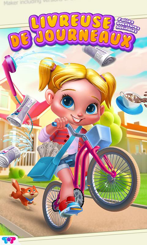 Android application Paper Girl - Morning Madness screenshort