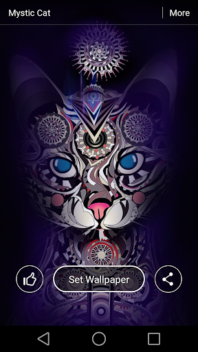 Mystic Cat Live Wallpaper