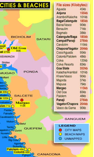 Maps of Goa