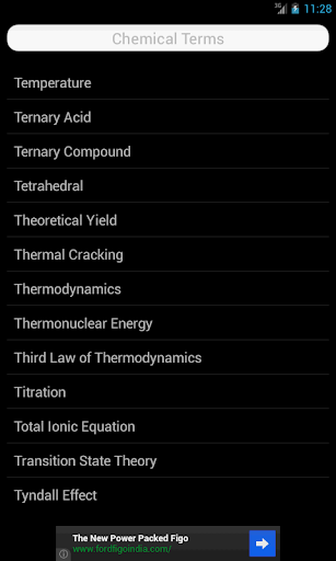 【免費書籍App】Chemistry Terms-APP點子