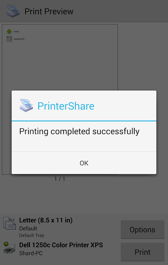 PrinterShare™ Mobile Print - screenshot