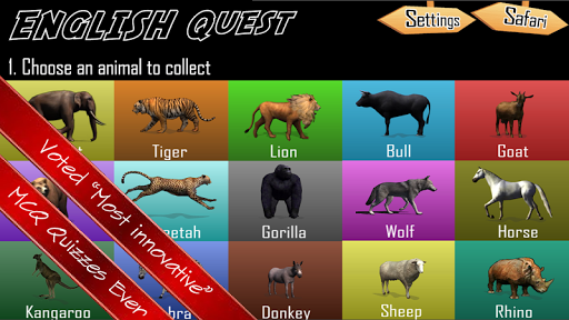 English Quiz Quest Third Grade