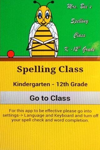 Mrs. Bee's Spelling Class