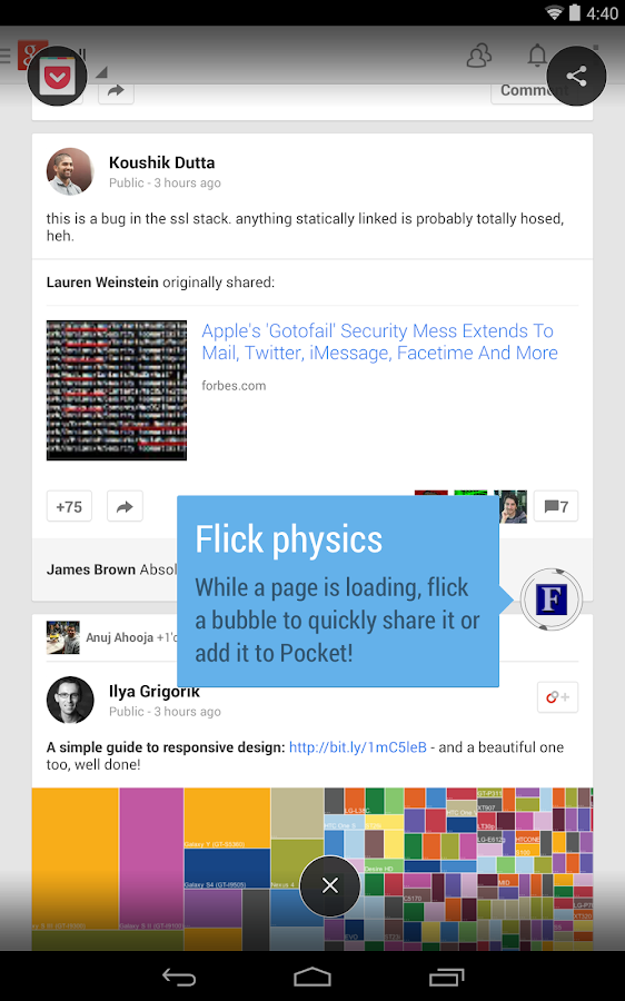 Link Bubble Pro - screenshot
