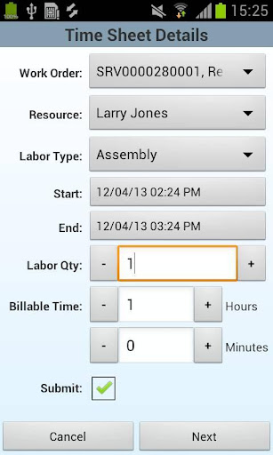 Timesheets 9.05.01