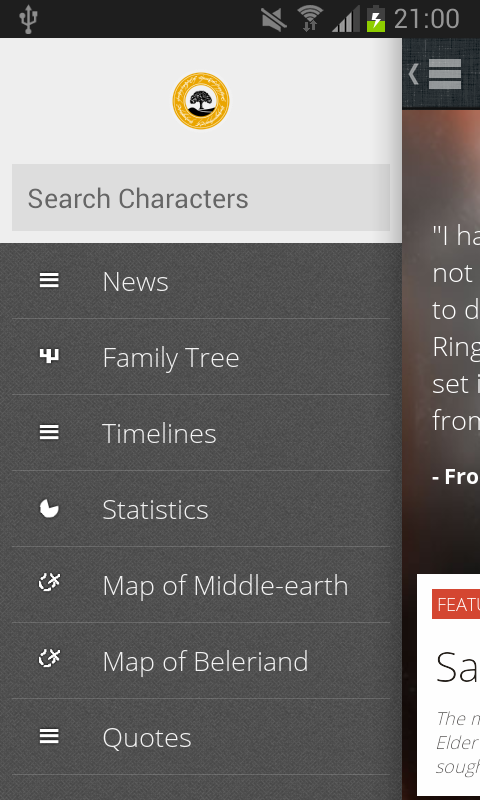 The Lord of the Rings Project Screen 2
