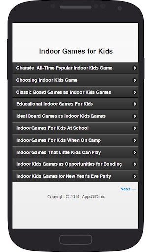Indoor Games for Kids