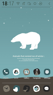 How to install Animals of Winter Atom Theme 1.1 apk for laptop