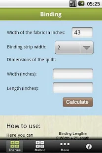   Quilting Calculators- screenshot thumbnail   