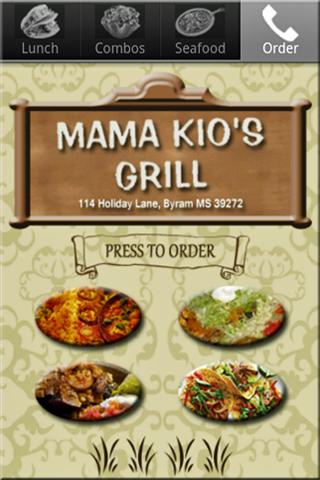 Mama Kio's Grill Menu App