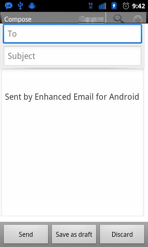 Enhanced Email - screenshot