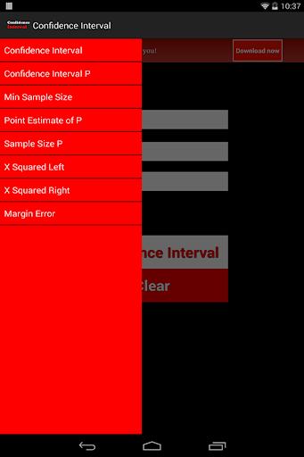 Statistics Confidence Interval