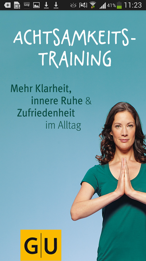 Android application Achtsamkeitstraining screenshort