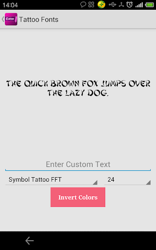 【免費個人化App】Free Tattoo fonts for FlipFont-APP點子