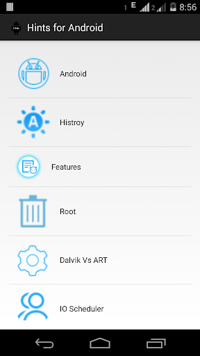 Hints for Android