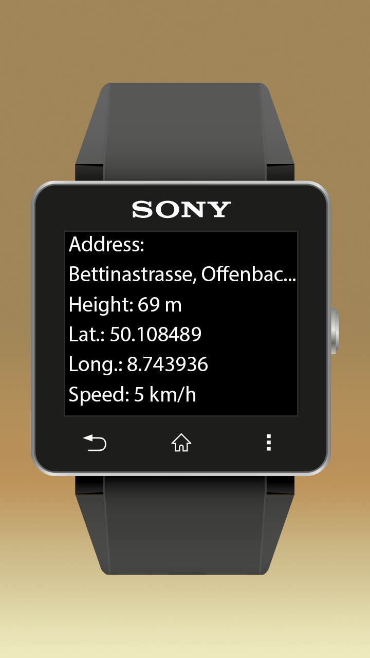 NAVIGON Smartwatch Connect Screen 3