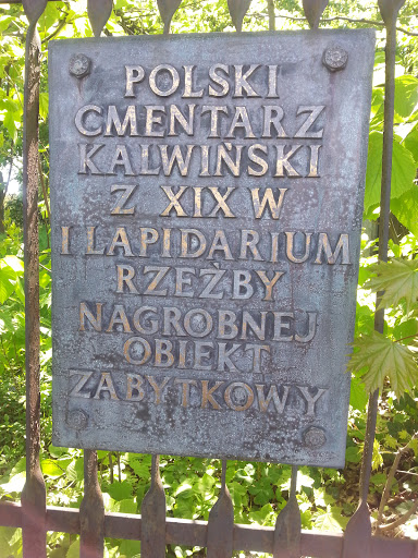 Polski Cmentarz Kalwinski