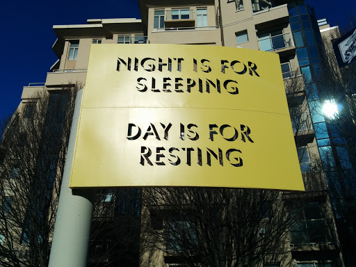 Night is for Sleeping, Day is for Resting