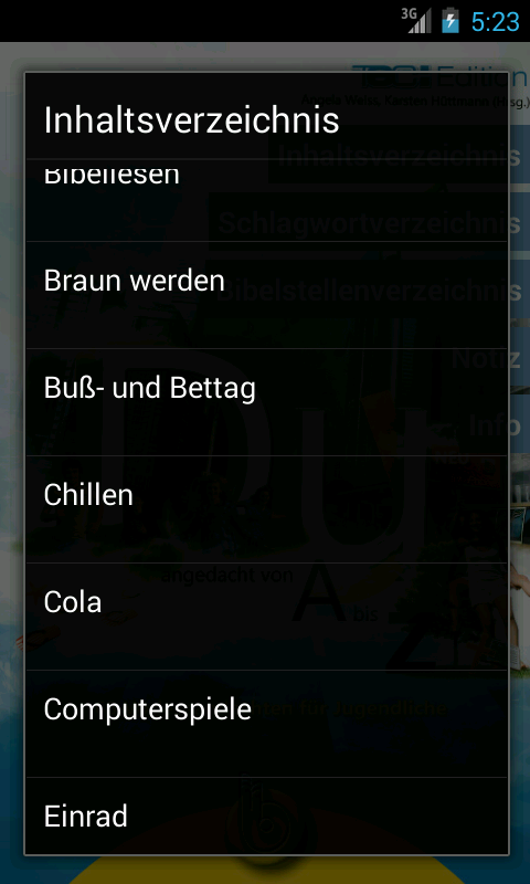 Du angedacht von A bis Z Screen 3