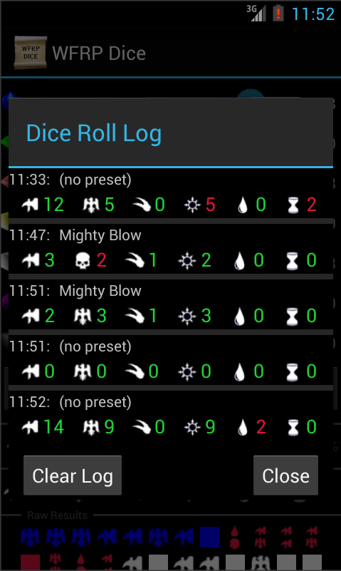 WFRP Dice Screen 2