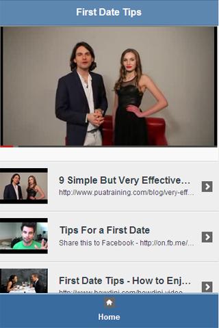 【免費媒體與影片App】First Date Tips Video-APP點子