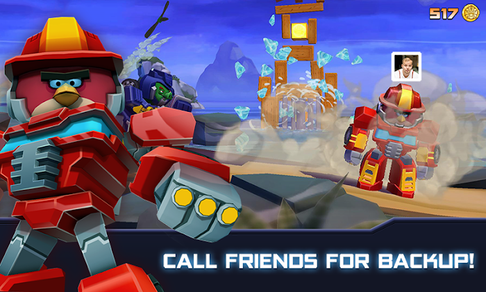 Free Download  Angry Birds Transformers v1.12.1 [Mod]