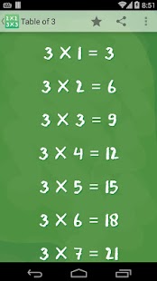 Multiplication Table Screenshots 4